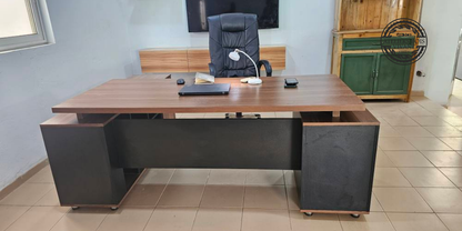 Bureau de Direction en Mélaminé – Design Moderne &amp; Fonctionnel | Ateliers du Bois Vivant Ateliers du bois vivant