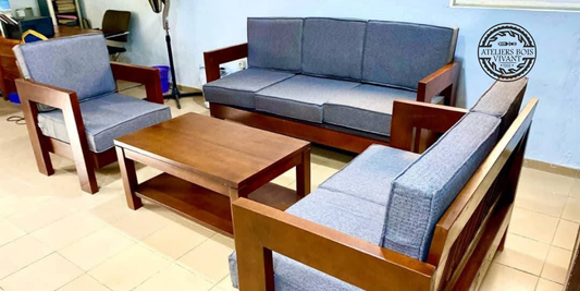 Salon Modèle Séduction – Mélina (Iroko et Lingué disponibles) | Ateliers du Bois Vivant Ateliers du bois vivant