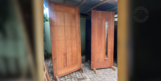 Portes Cathédrale en Lingué Royal – Dimensions Imposantes et Élégance Majestueuse | Ateliers du Bois Vivant Ateliers du bois vivant