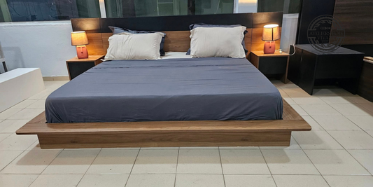 Lit 3 Places Modèle Futon – Design bas moderne en mélaminé | Ateliers Bois Vivant Ateliers du bois vivant