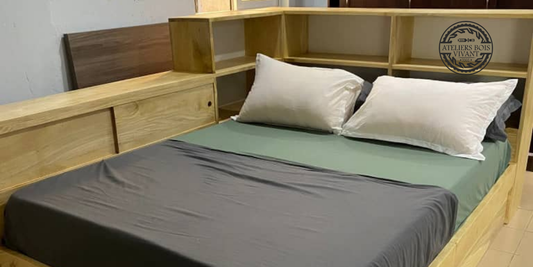 Lit étagère de 2 places pour enfants – Ateliers Bois Vivant Ateliers du bois vivant