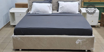 Lit capitonné modèle Bourré – Élégance et confort absolu | Ateliers Bois Vivant Ateliers du bois vivant