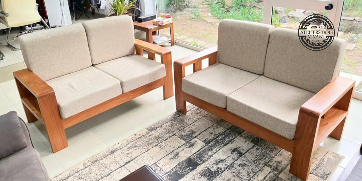 Salon Fulgurance en Lingué Royal – Ateliers Bois Vivant | Élégance, solidité et confort haut de gamme Ateliers du bois vivant