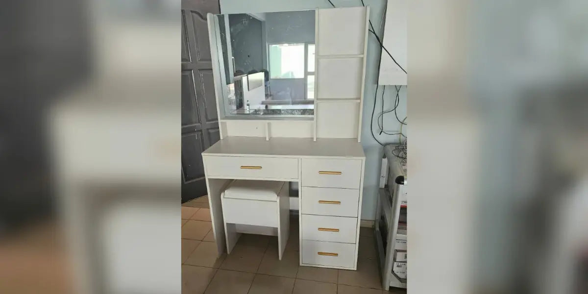 Coiffeuse en mélaminé Harmonie Atelier Bois Vivants