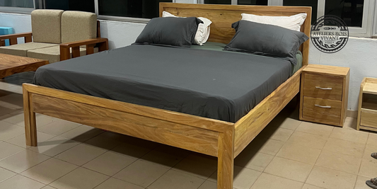 Lit 2 Places en Lingué Royal – Finition Naturelle Sans Vernis | Ateliers du Bois Vivant Ateliers du bois vivant