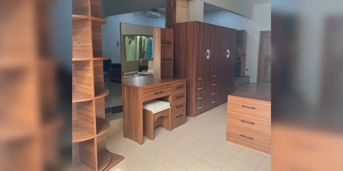 Coiffeuse en mélaminé Harmonie Atelier Bois Vivants