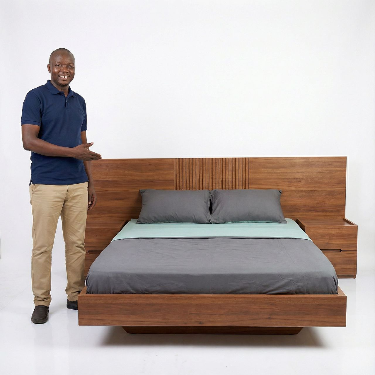 Lit suspendu en Mélanine